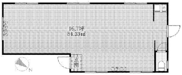 横尾ビル1F 間取り図