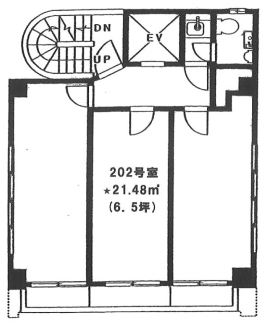 宝栄三崎町ビル202 間取り図