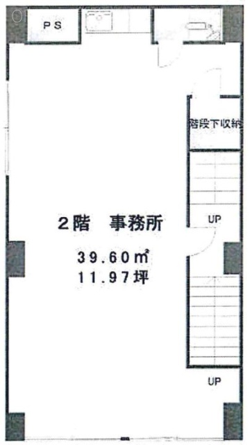 日本橋津多屋ビル2F 間取り図