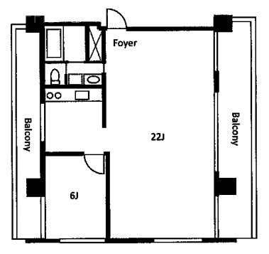 LBビルA 間取り図