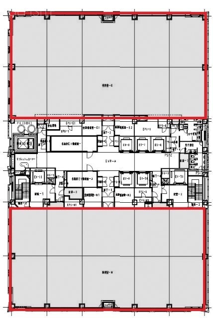 品川シーサイドキャナルタワー13F 間取り図