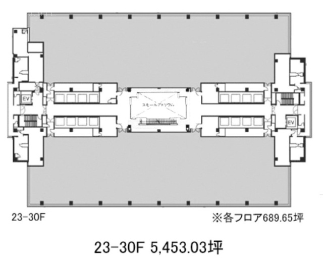 品川インターシティC棟23F～30F 間取り図