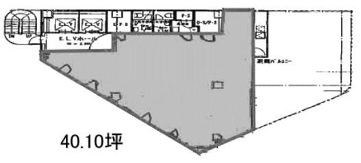 パシフィックマークス新宿サウスゲート7F 間取り図