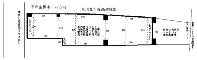 ラヤマビル平和島1F 間取り図