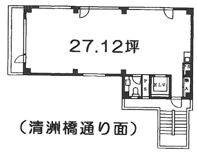 伊勢元総本店ビル6F 間取り図