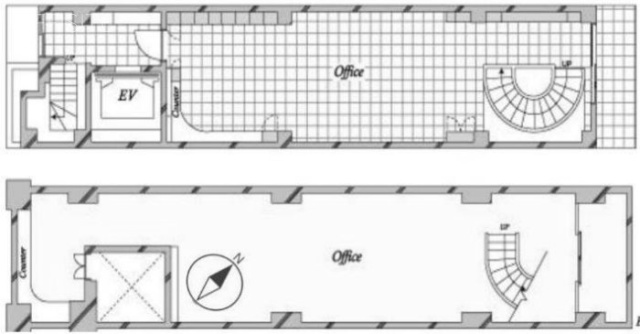 アーツ東京B1F～1F 間取り図