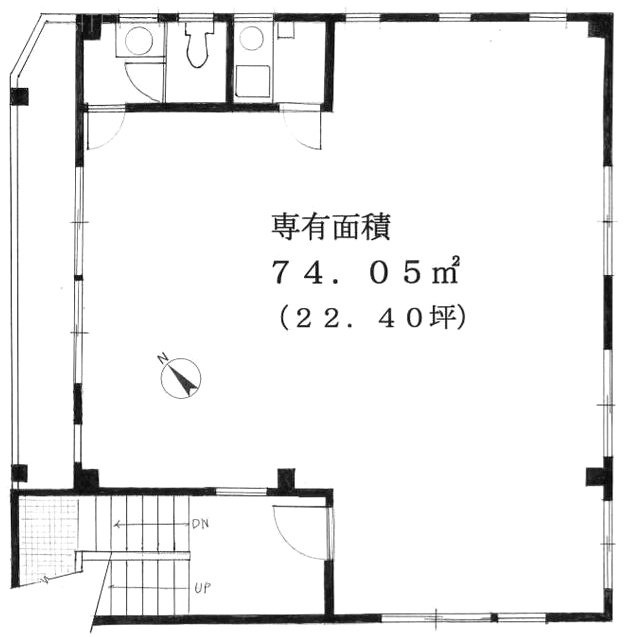 程塚ビル2F 間取り図