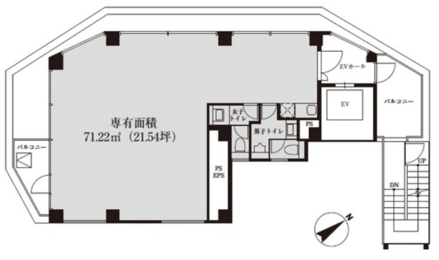 VORT新橋NEX8F 間取り図