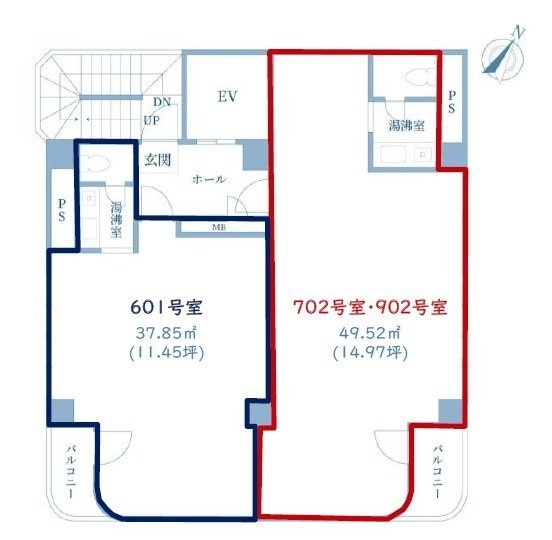 シャルム・イシクラ702 間取り図