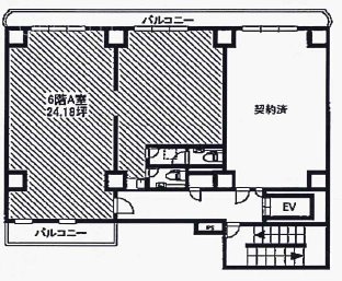 ロイクラトン四谷A 間取り図