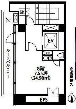 TOP・ON・TOPS8F 間取り図