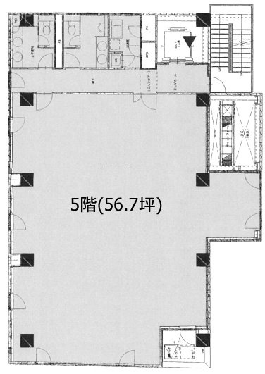 本郷三丁目THビル5F 間取り図