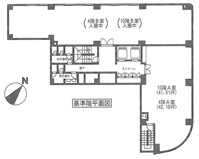 日本橋TSビルA 間取り図