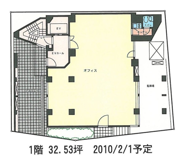 フレックス芝公園1F 間取り図