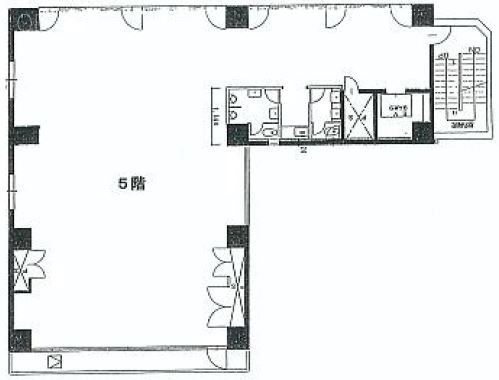 信濃ビル5F 間取り図