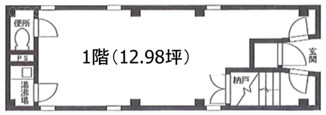 間宮ビル1F 間取り図