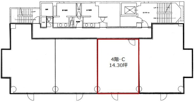 Daiwa新宿ウエストビルC 間取り図