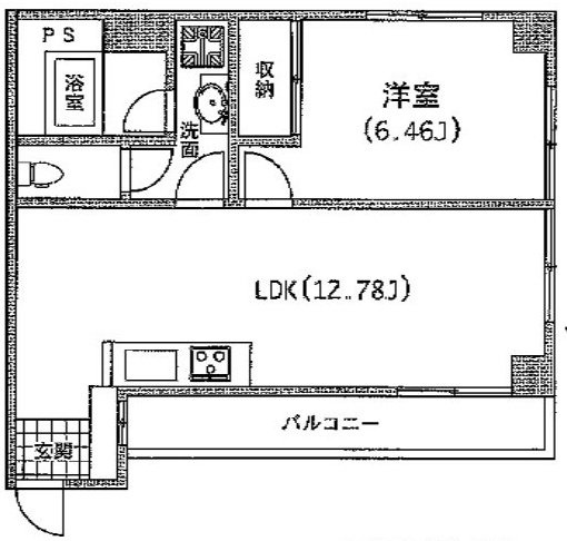 ロイヤル東麻布303 間取り図