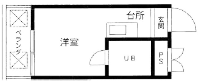 メゾン・ド・原宿ビル402 間取り図