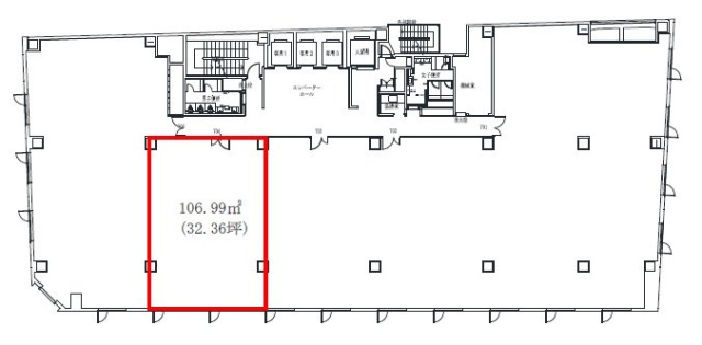 内幸町ダイビル7F 間取り図