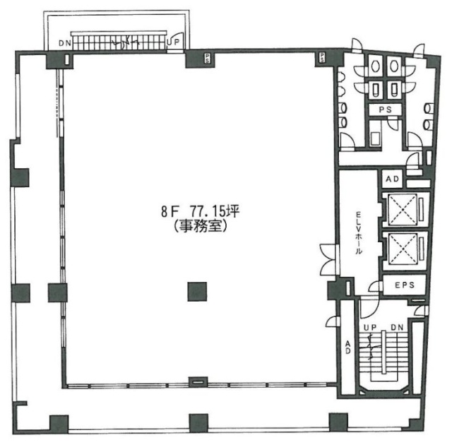 秩父屋ビル8F 間取り図