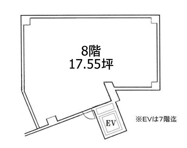 ウィンド赤坂ビル8F 間取り図