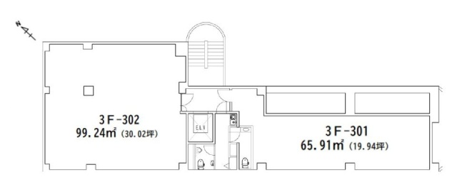 SK四谷第二ビル302 間取り図