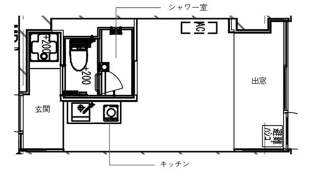CABO Uehara304 間取り図