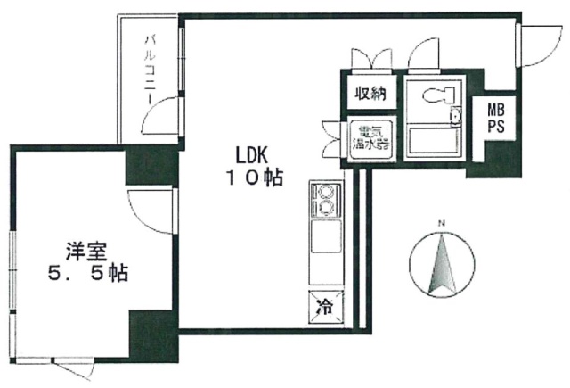 ラフィネお茶の水ビル1004 間取り図