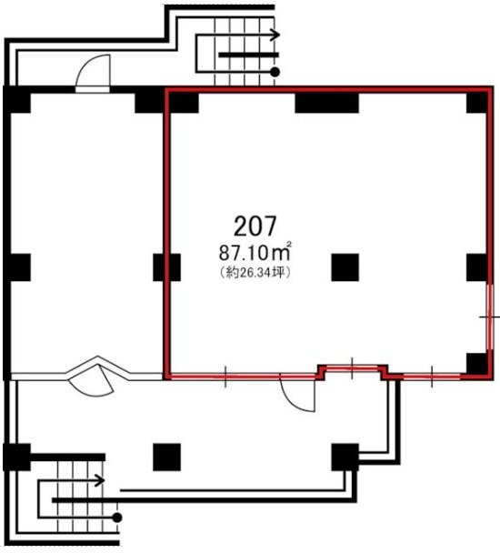 オー・アイ・蓮根207 間取り図