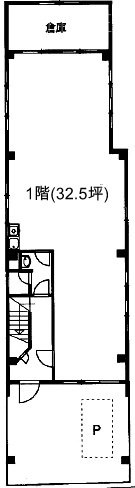 大森本町2丁目貸店舗・事務所1F 間取り図