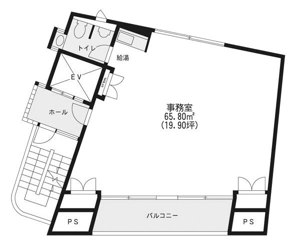 トースイビル4F 間取り図