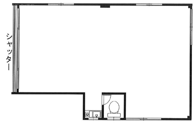 泉ビル1F 間取り図
