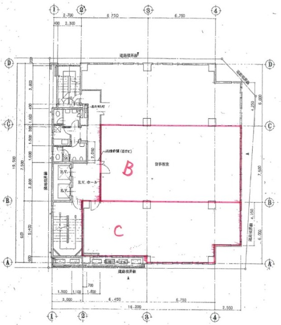 横浜YS西口ビルB 間取り図