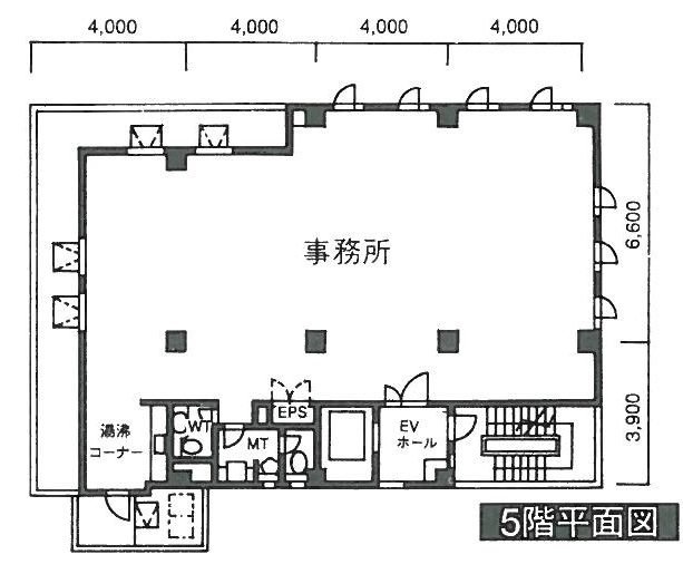 九段VIGASビル5F 間取り図