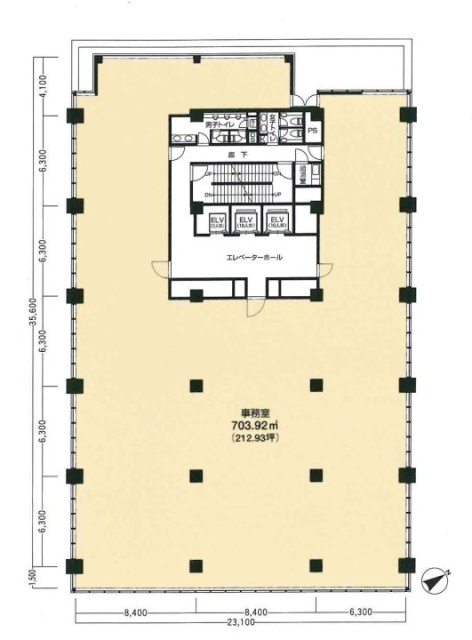 TOKYU REIT八丁堀ビル4F 間取り図