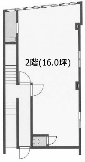 明松ビル201 間取り図