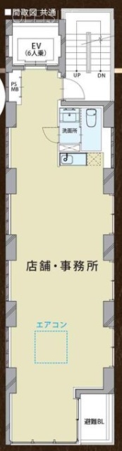 アズ亀戸ビル9F 間取り図