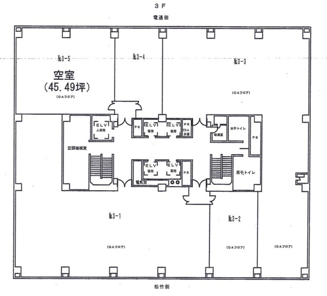 コンワビル3F 間取り図