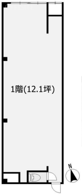 西永福駅前ビル1F 間取り図