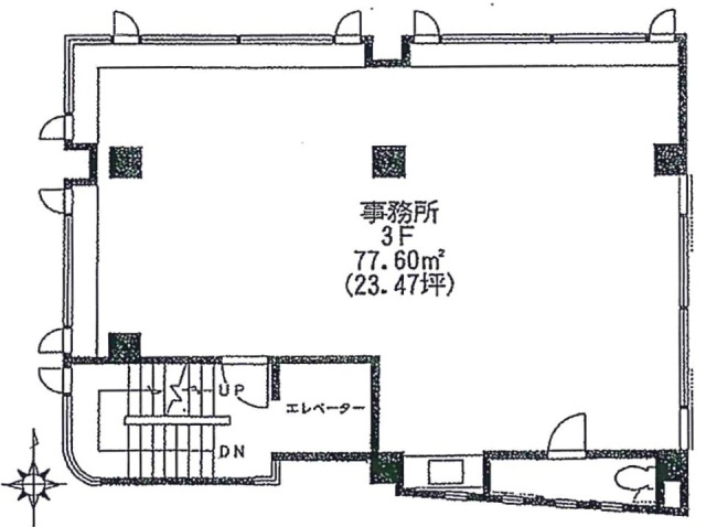 TK-1ビル3F 間取り図