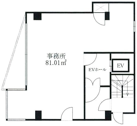 富士第1ビル1F 間取り図