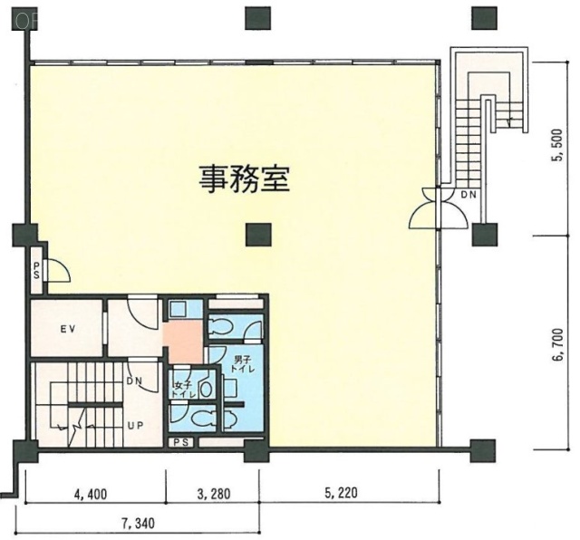 新京橋ビル2F 間取り図