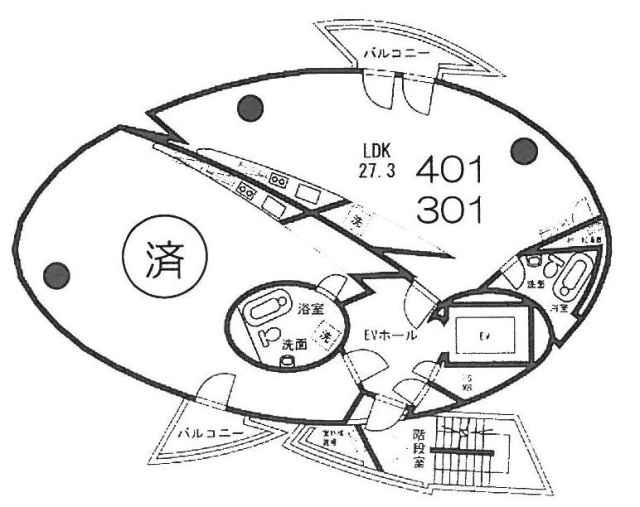 イグレック301 間取り図