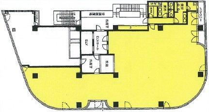 アコード新宿5F 間取り図