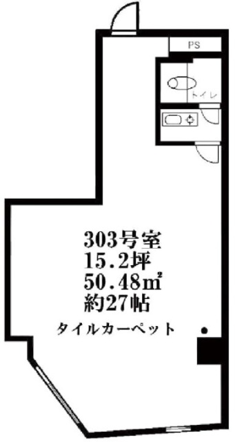 第18宮廷マンション303 間取り図