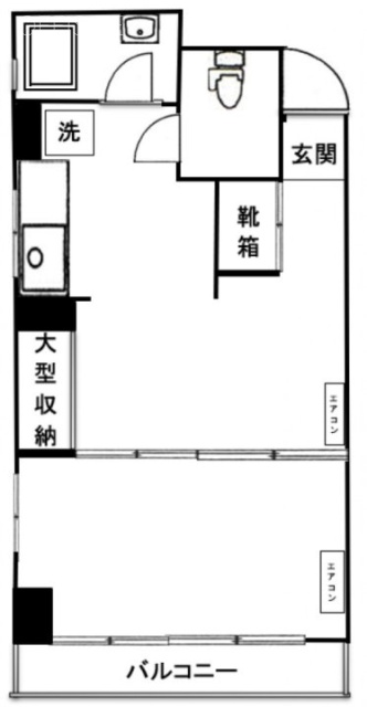 シグマロイヤルハイツ411 間取り図