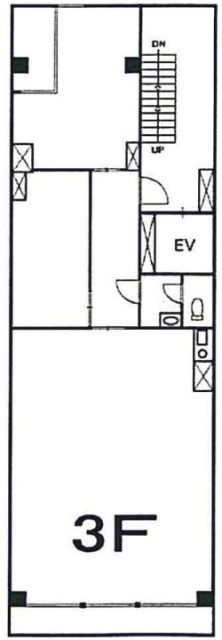 プラザ西八王子ビル3F 間取り図