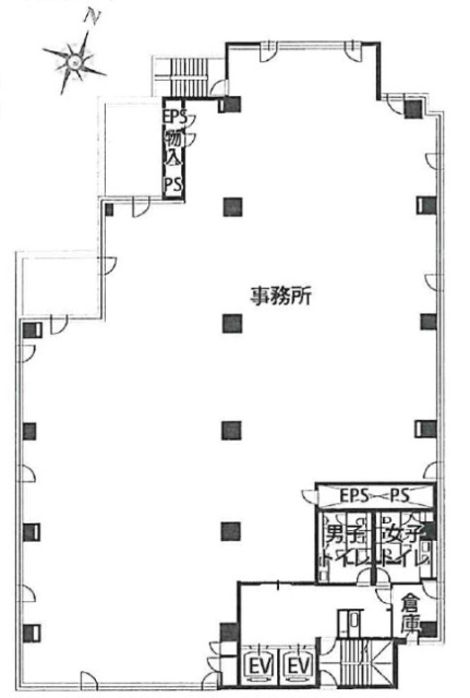 小石川桜ビル4F 間取り図