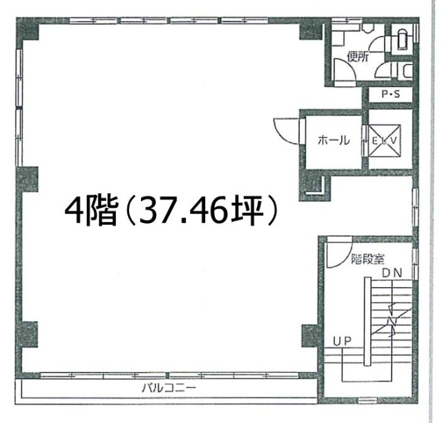 藤井ニットビル4F 間取り図